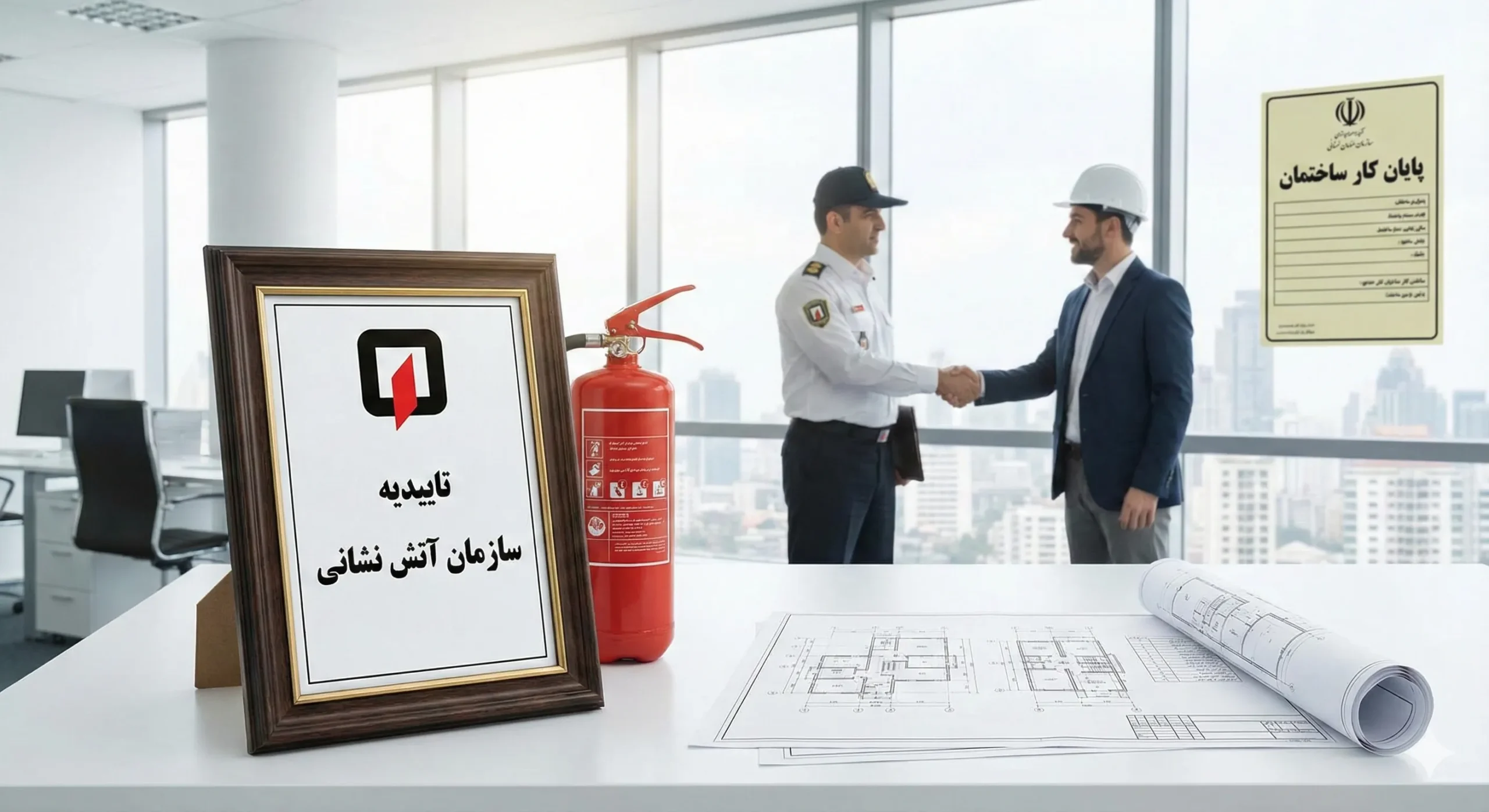 اخذ تاییدیه آتش نشانی اخذ تاییدیه آتش نشانی