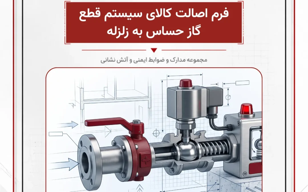 فرم اصالت كالای سیستم قطع گاز حساس به زلزله