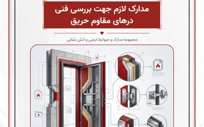 بانک مدارک مدارک لازم جهت بررسی فنی درهای مقاوم حریق